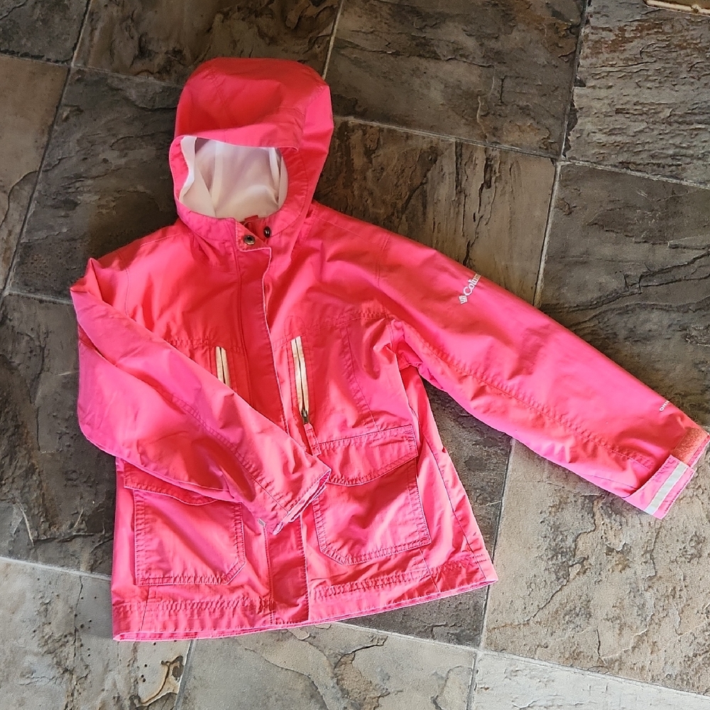 Girls Pink Columbia Jacket Size 6/6x